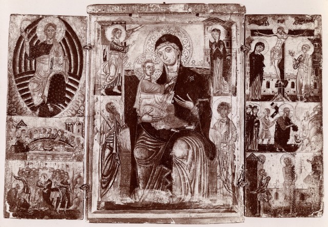 Keyes, Murray Kendall — Maestro della Maddalena - sec. XIII - Madonna con Bambino in trono tra san Pietro e san Paolo; Annunciazione; Episodi della Passione di Cristo — insieme